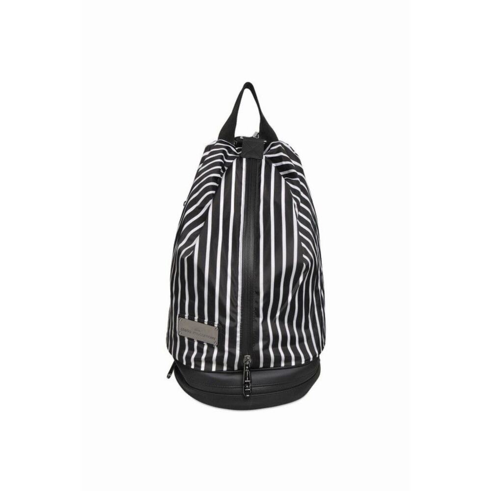 Adidas Stella McCartney Gym Sack Bag Backpack Retail $140 Black White 2023